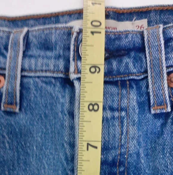 LEVI'S WEDGIE Size 26 Blue Very Good Condition. - Picture 6 of 9